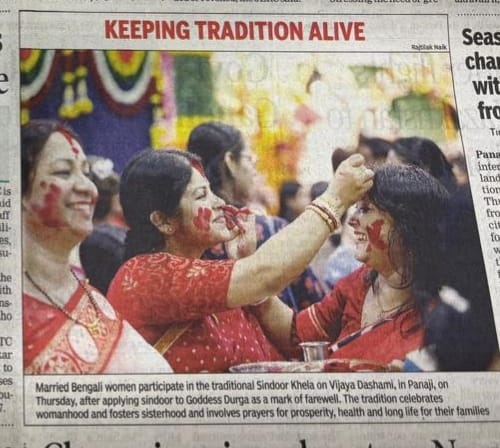 Sindur Utsav at Durga puja 2026 | Times of India